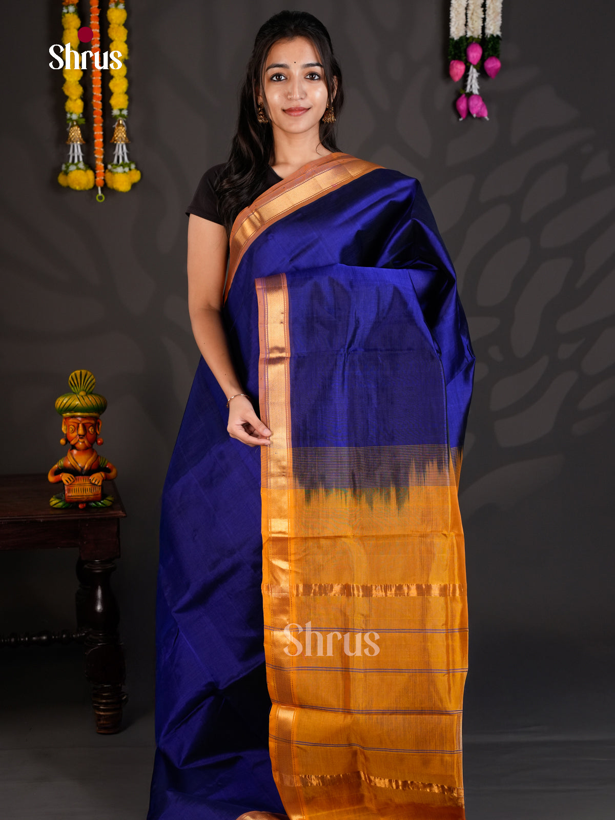 EBS01491 - Silk Cotton - Saree - Shop on Shrus.com