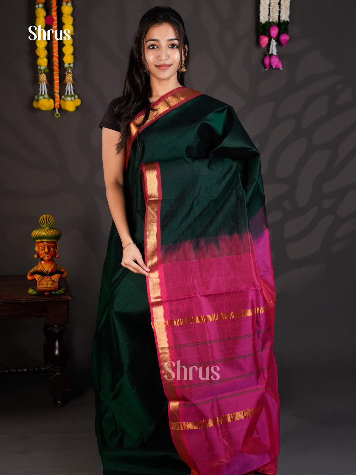 EBS01494 - Silk Cotton - Saree - Shop on Shrus.com