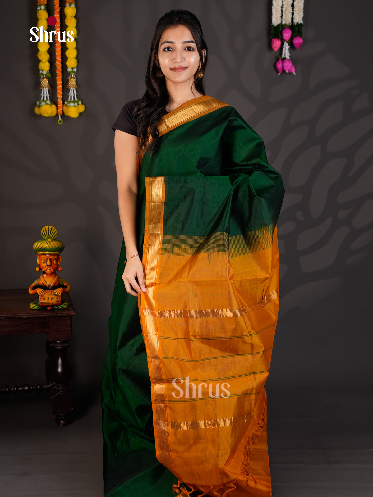 EBS01497 - Silk Cotton - Saree - Shop on Shrus.com