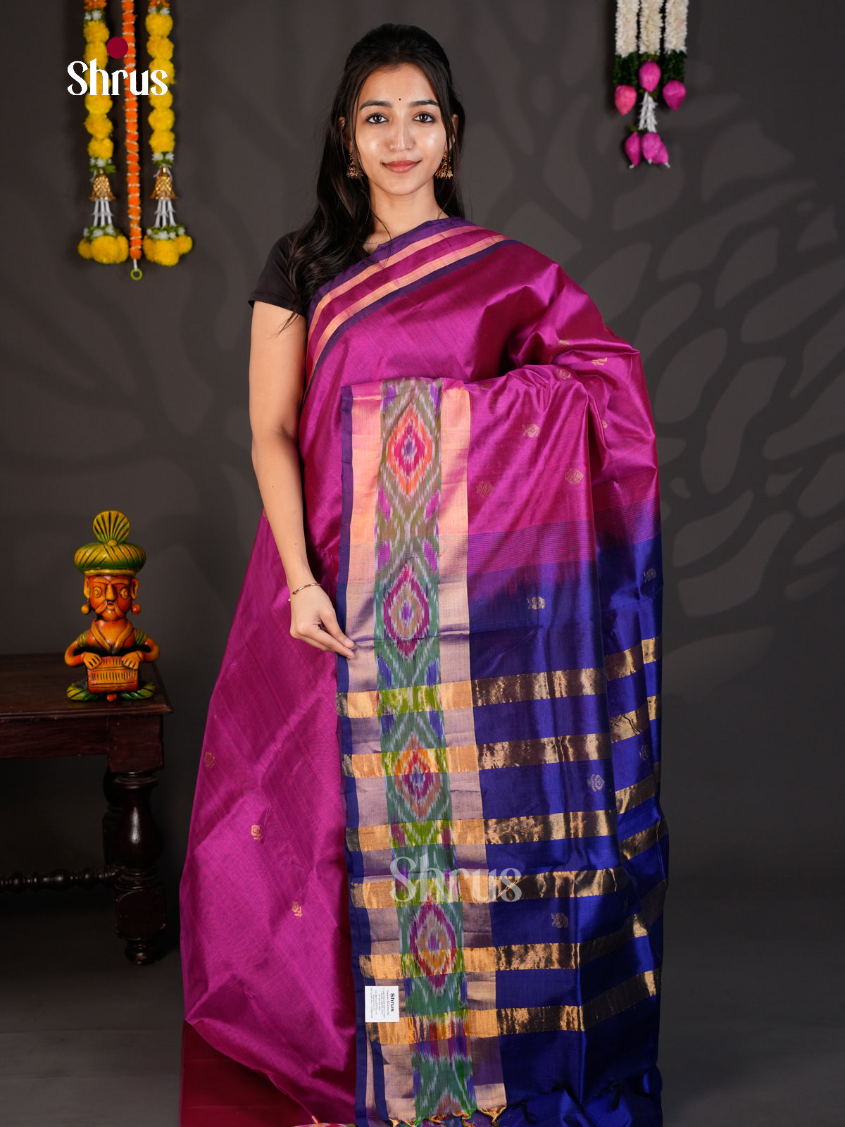 EBS01502 - Silk Cotton - Saree - Shop on Shrus.com