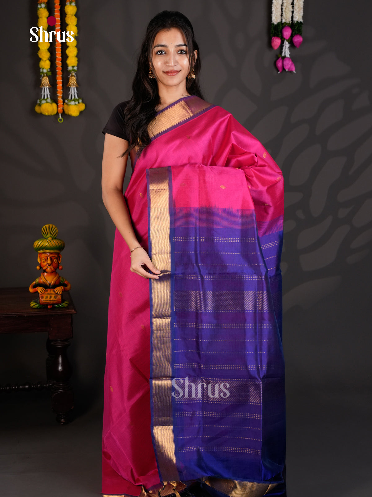 EBS01511 - Silk Cotton - Saree - Shop on Shrus.com