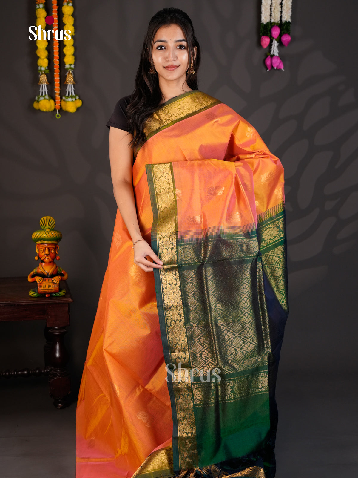 EBS01512 - Silk Cotton - Saree - Shop on Shrus.com