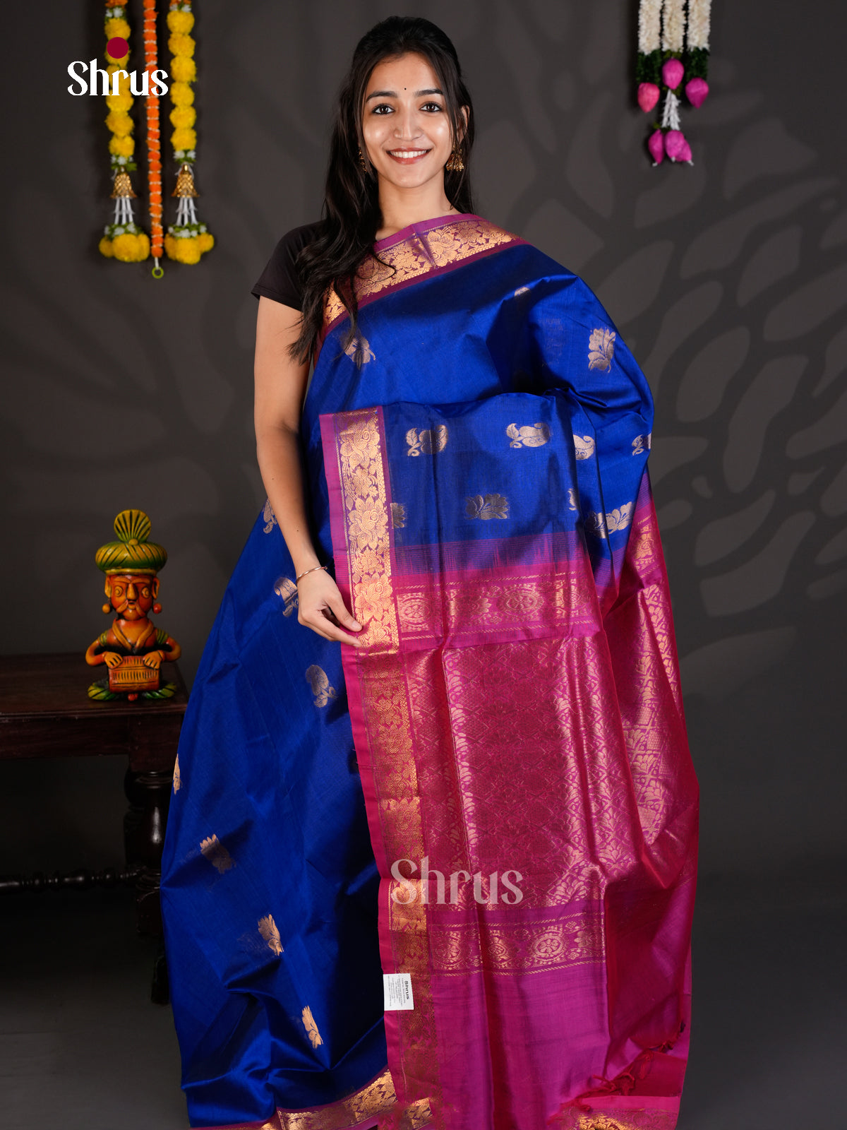 EBS01515 - Silk Cotton - Saree - Shop on Shrus.com