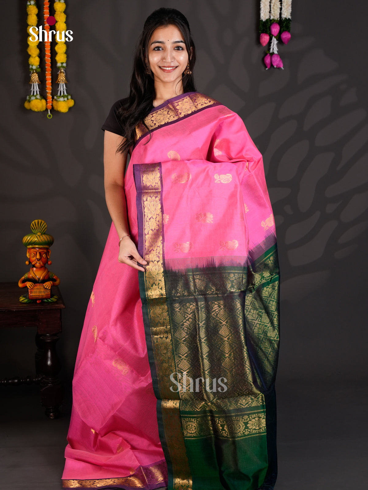 EBS01517 - Silk Cotton - Saree - Shop on Shrus.com