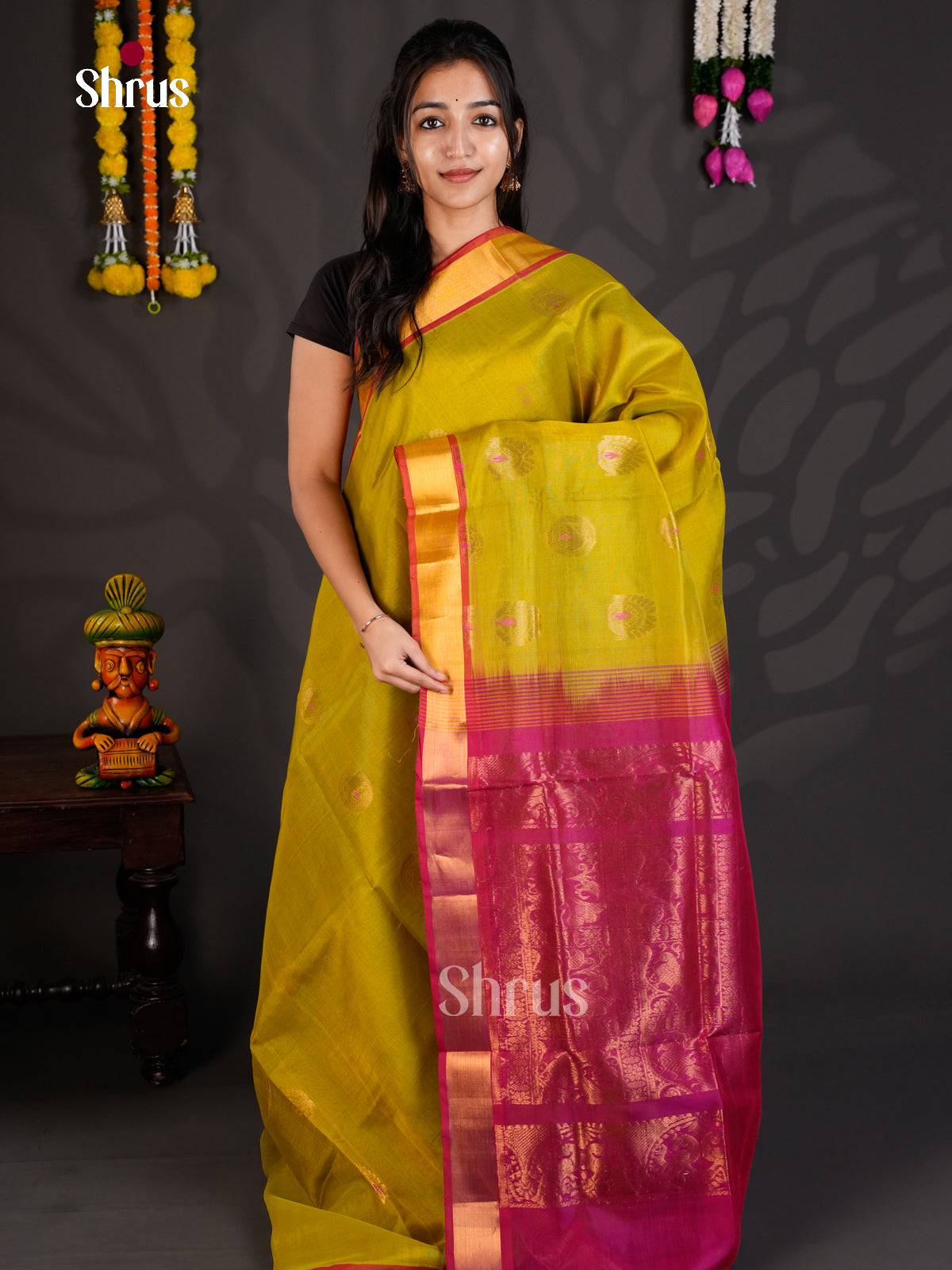 EBS01519 - Silk Cotton - Saree - Shop on Shrus.com