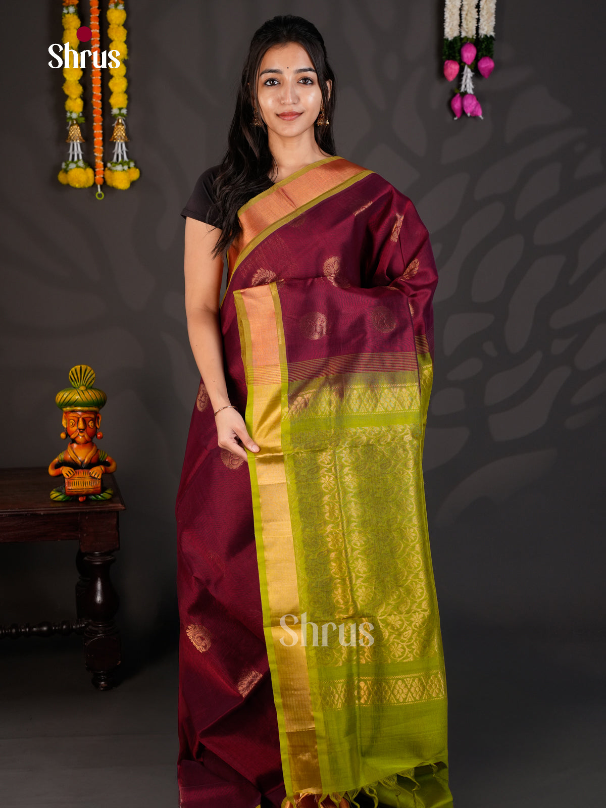 EBS01521 - Silk Cotton - Saree - Shop on Shrus.com