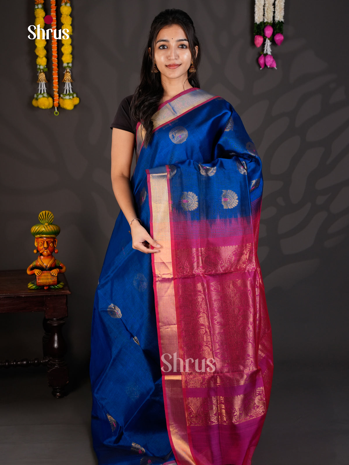 EBS01522 - Silk Cotton - Saree - Shop on Shrus.com