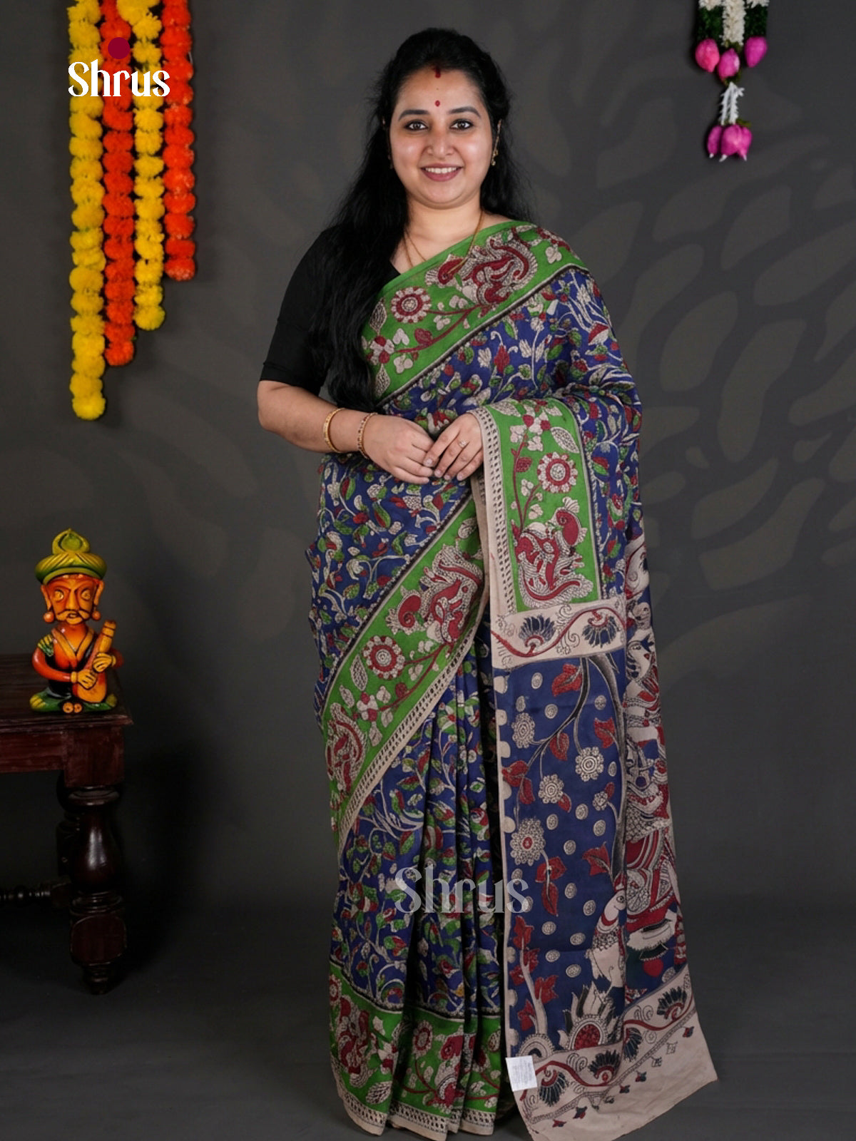EBS01611 - kalamkari-cotton - Saree - Shop on Shrus.com