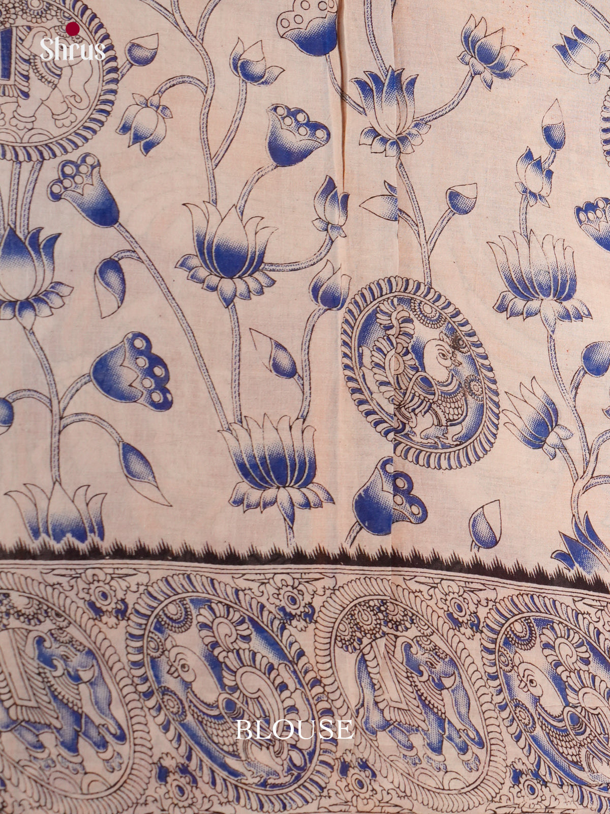 EBS01615 - kalamkari-cotton - Saree - Shop on Shrus.com