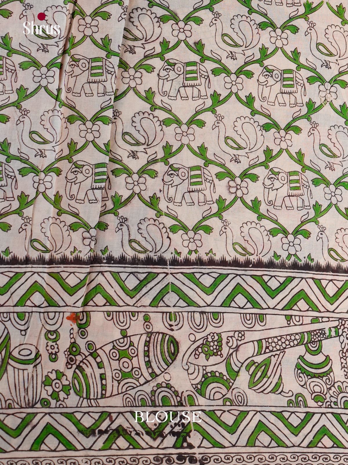 EBS01619 - kalamkari-cotton - Saree - Shop on Shrus.com