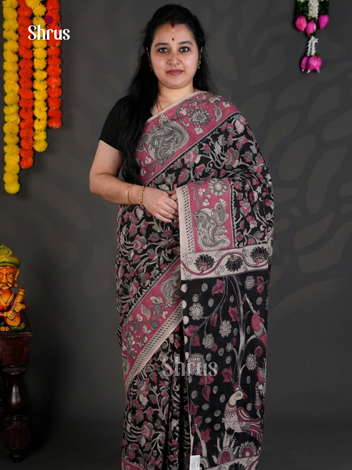 EBS01629 - kalamkari-cotton - Saree - Shop on Shrus.com