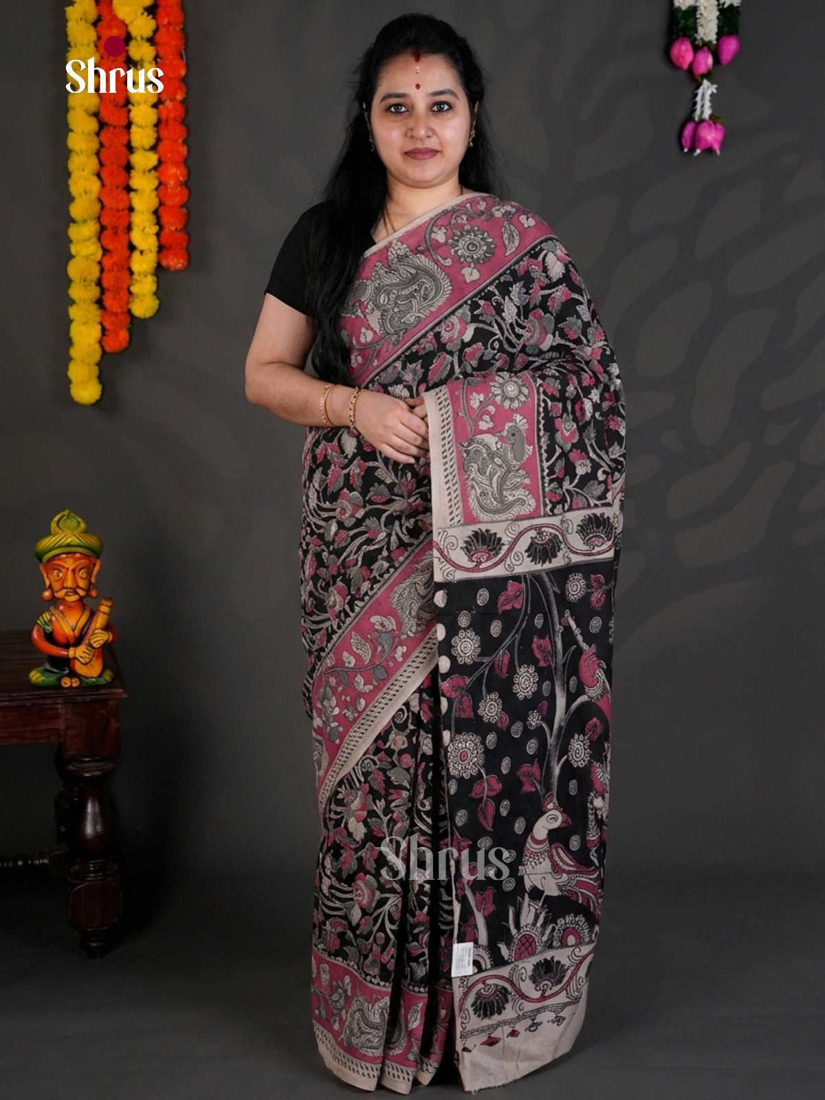 EBS01629 - kalamkari-cotton - Saree - Shop on Shrus.com