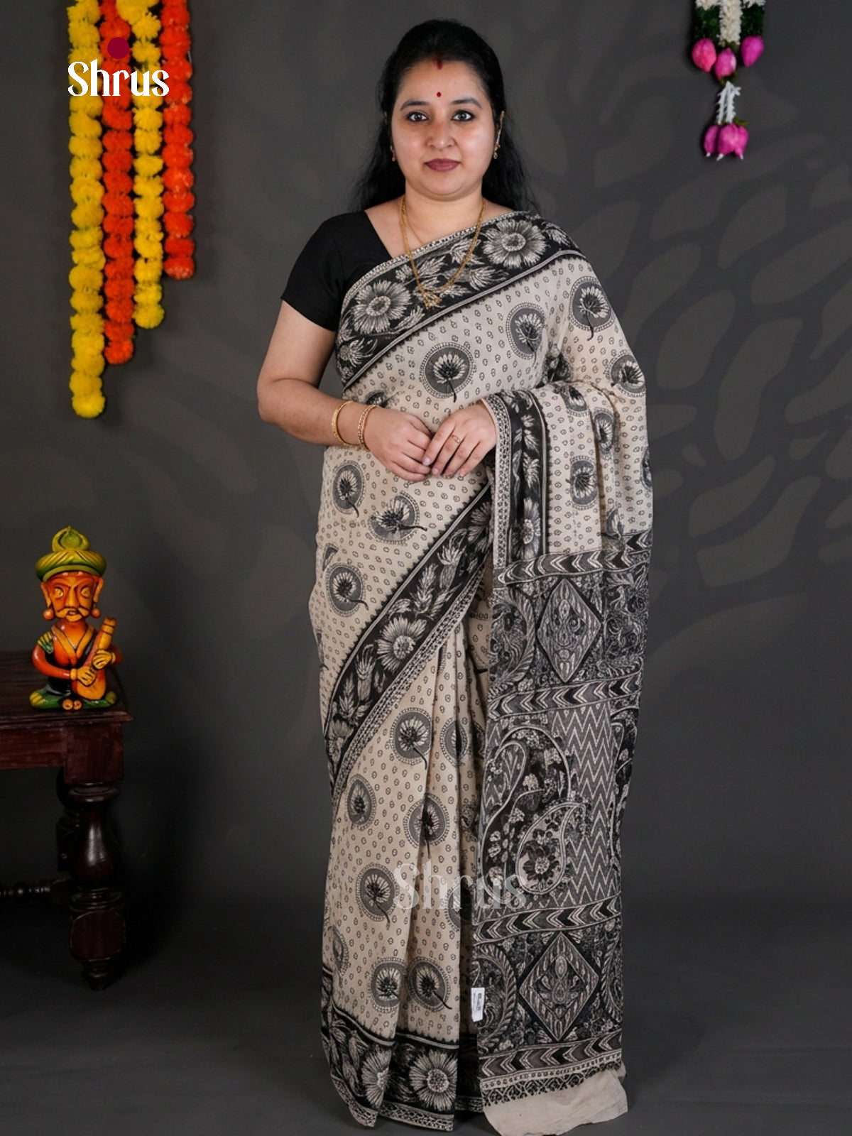 EBS01637 - kalamkari-cotton - Saree - Shop on Shrus.com