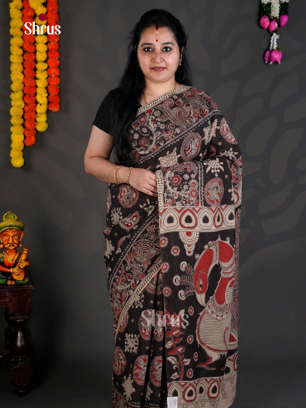 EBS01647 - kalamkari-cotton - Saree - Shop on Shrus.com