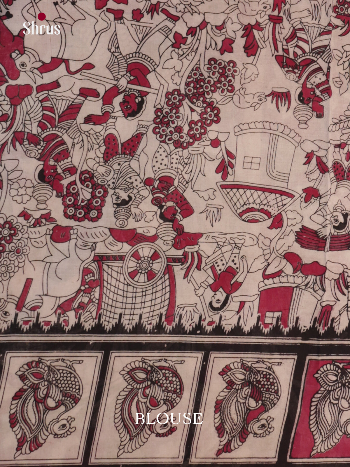EBS01698 - kalamkari-cotton - Saree - Shop on Shrus.com