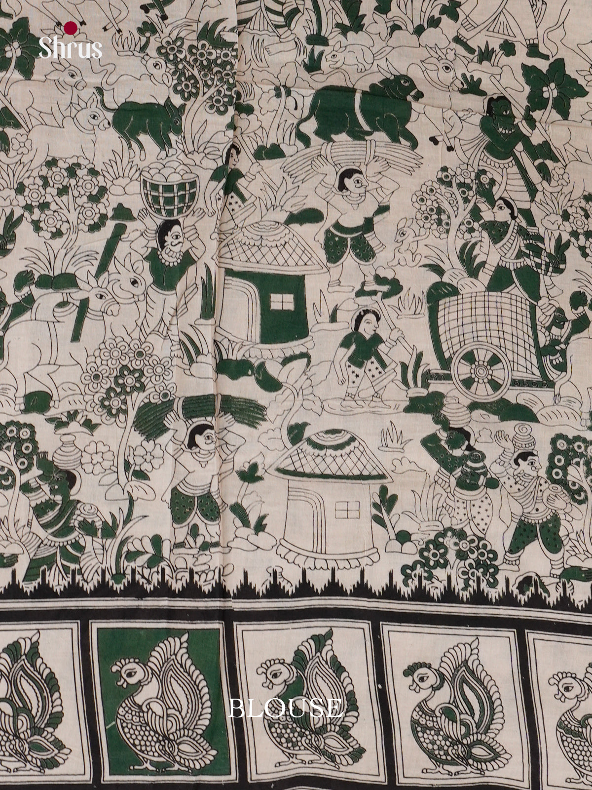 EBS01711 - kalamkari-cotton - Saree - Shop on Shrus.com