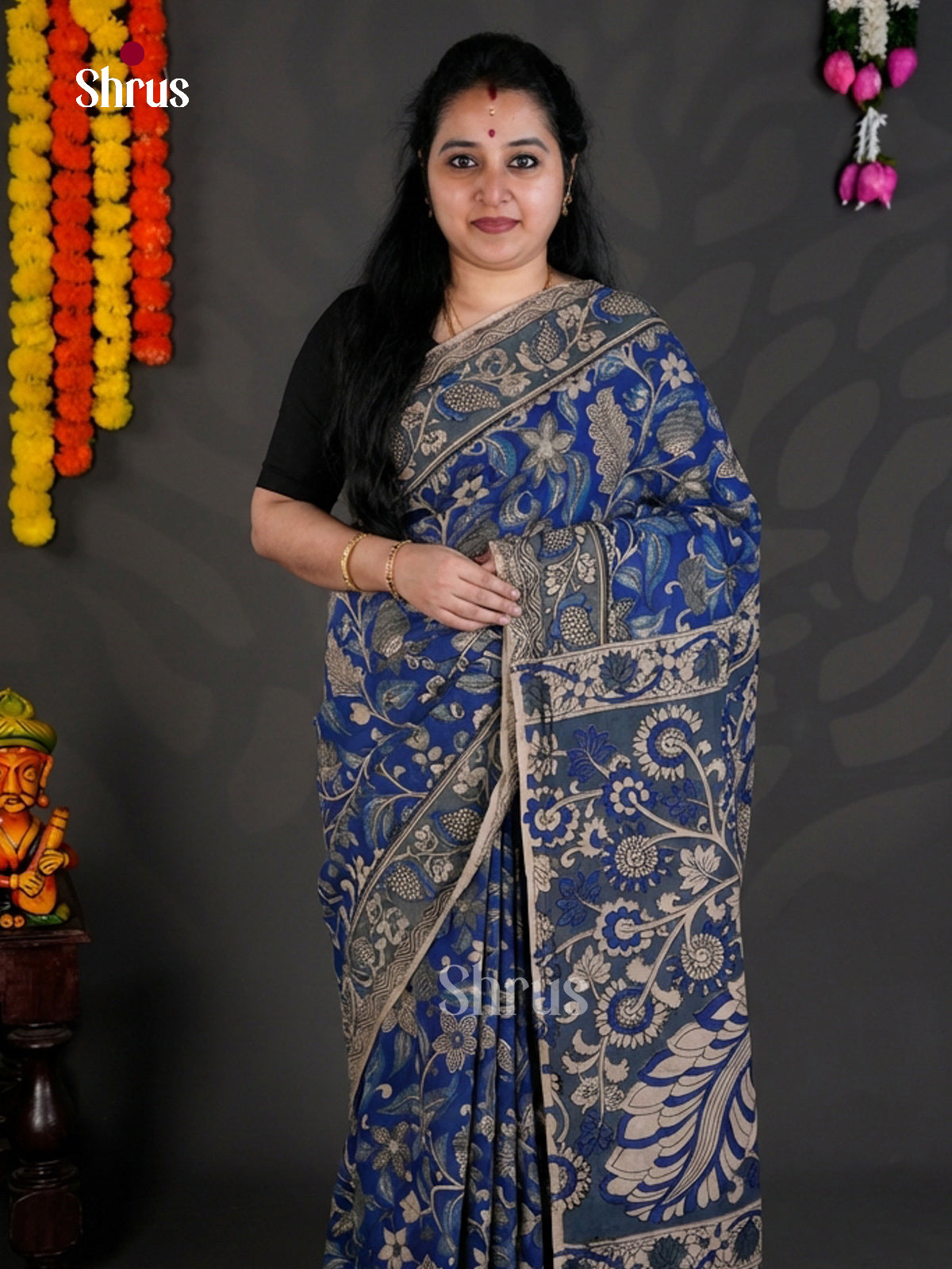 EBS01714 - kalamkari-cotton - Saree - Shop on Shrus.com