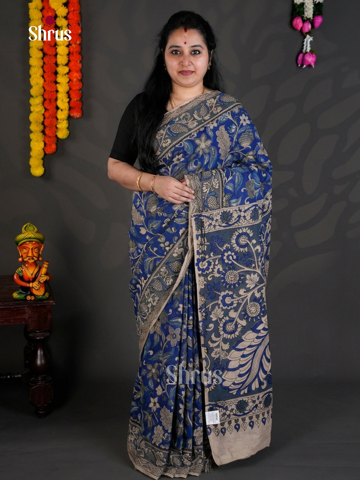 EBS01714 - kalamkari-cotton - Saree - Shop on Shrus.com