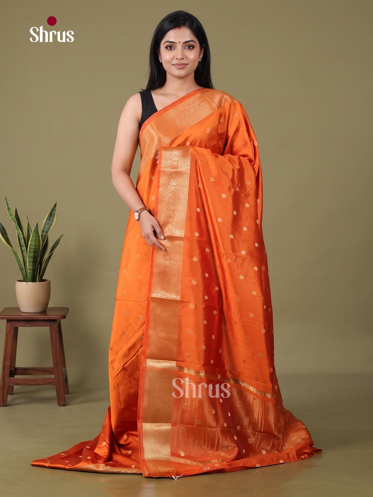 Semi Rawsilk Saree - EBS01744
