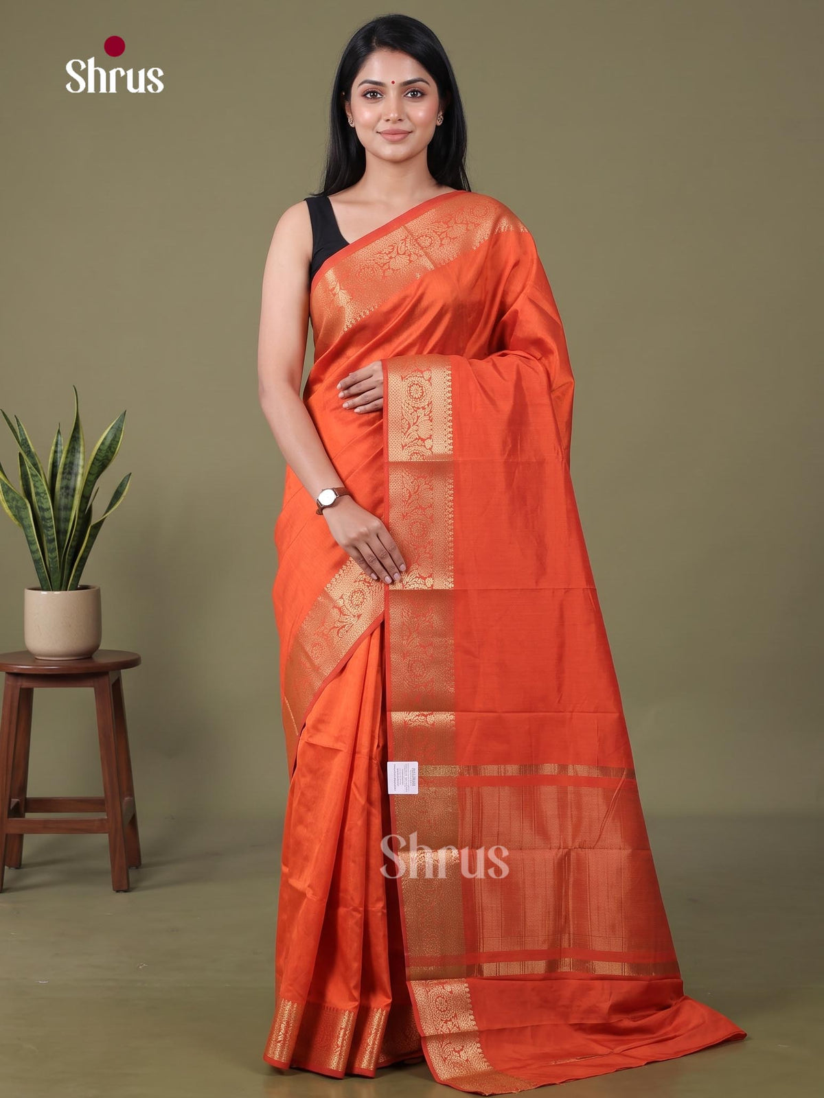 Semi Rawsilk Saree - EBS01756
