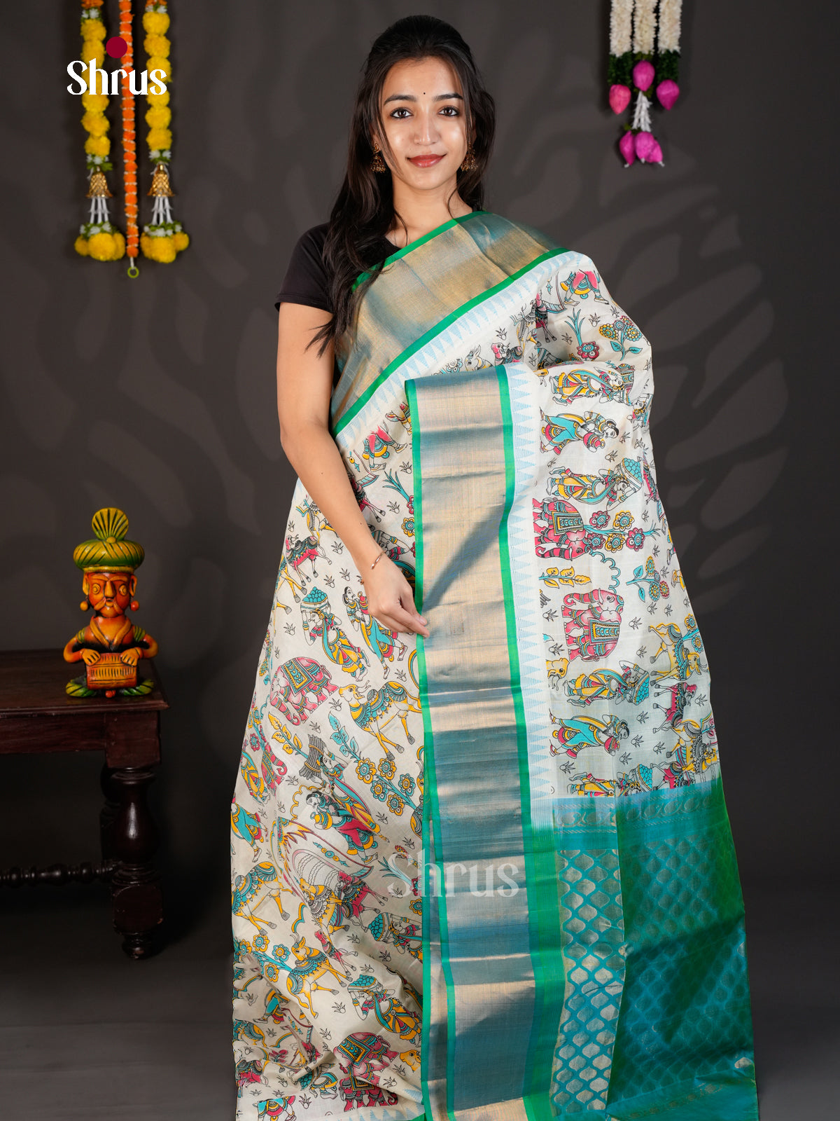 EBS01797 - Hindolam - Saree - Shop on Shrus.com