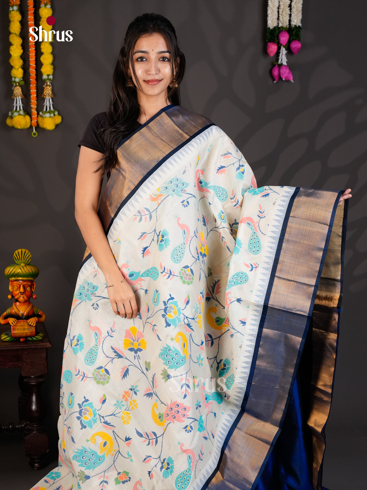 EBS01807 - Hindolam - Saree - Shop on Shrus.com