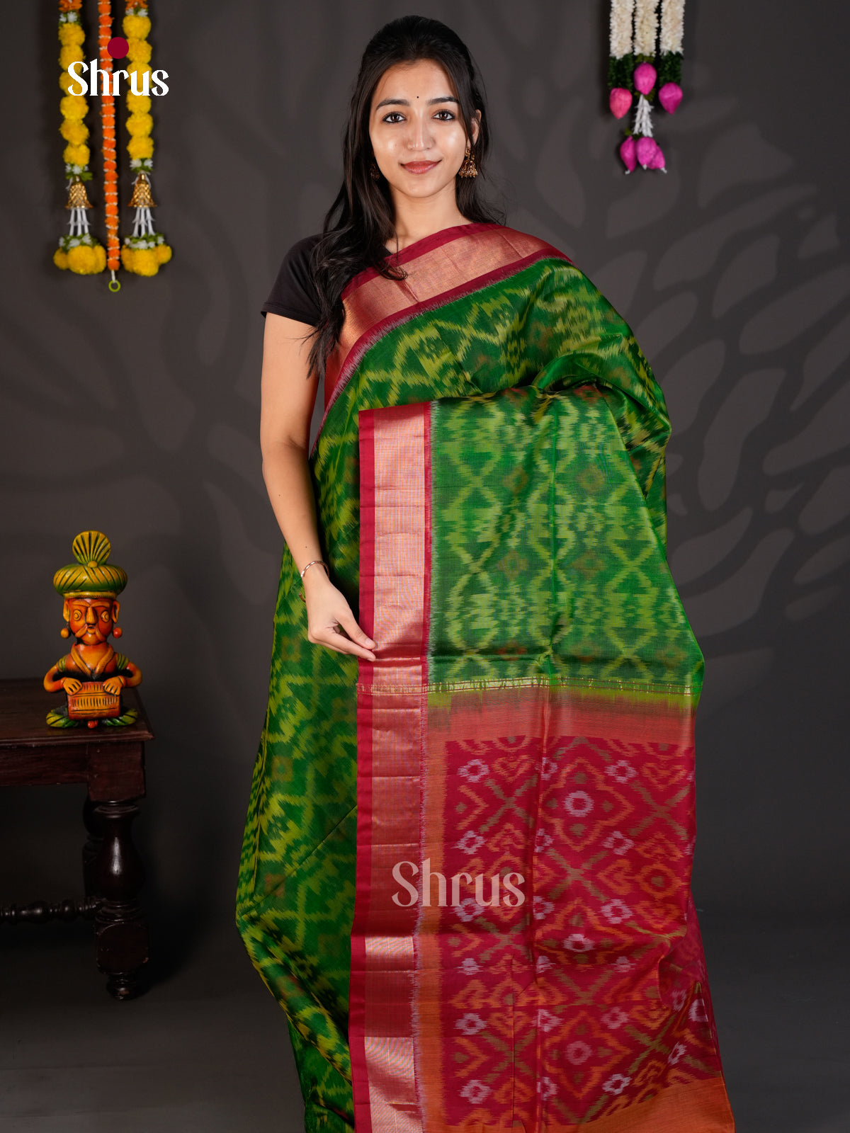EBS01848 - Pochampally sico - Saree - Shop on Shrus.com