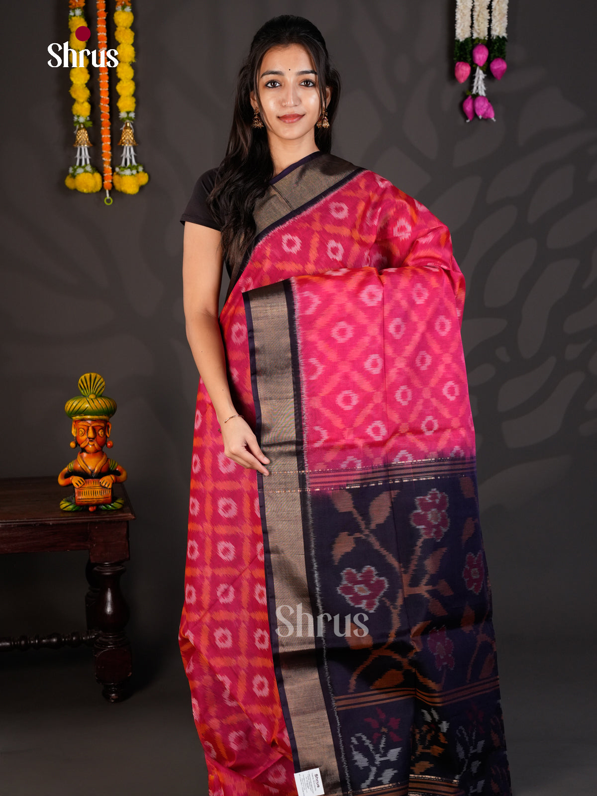 EBS01850 - Pochampally sico - Saree - Shop on Shrus.com