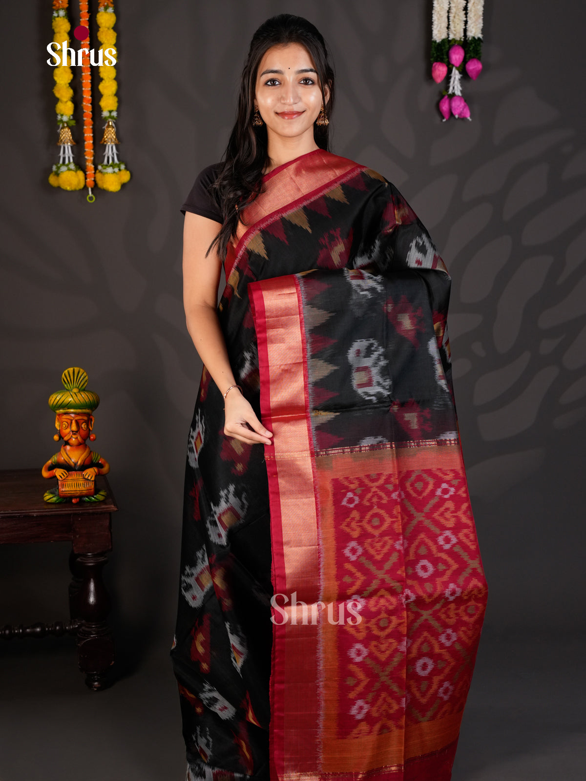 EBS01851 - Pochampally sico - Saree - Shop on Shrus.com