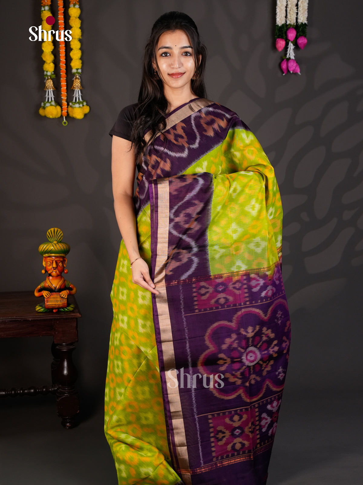 EBS01854 - Pochampally sico - Saree - Shop on Shrus.com