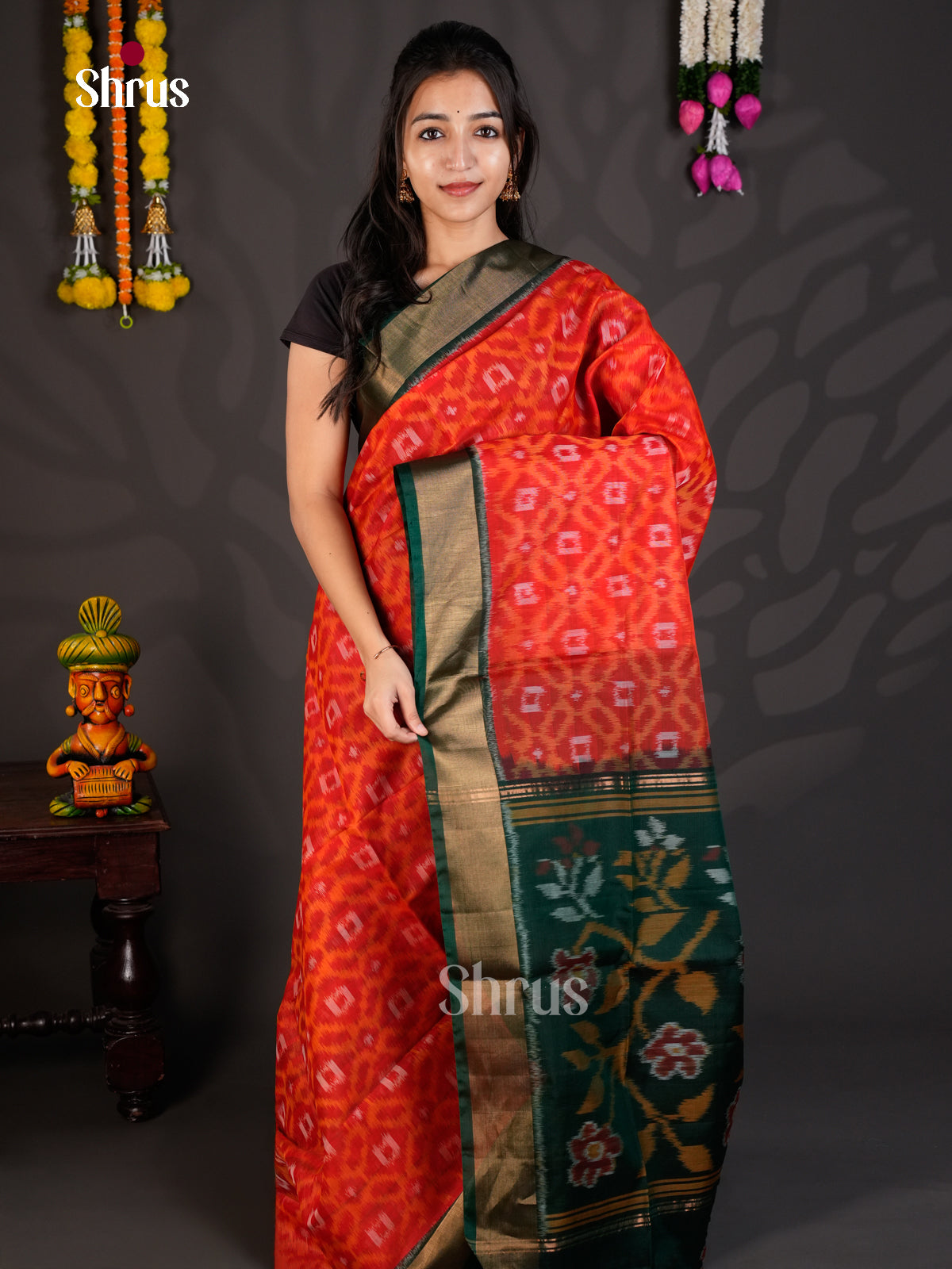 EBS01855 - Pochampally sico - Saree - Shop on Shrus.com
