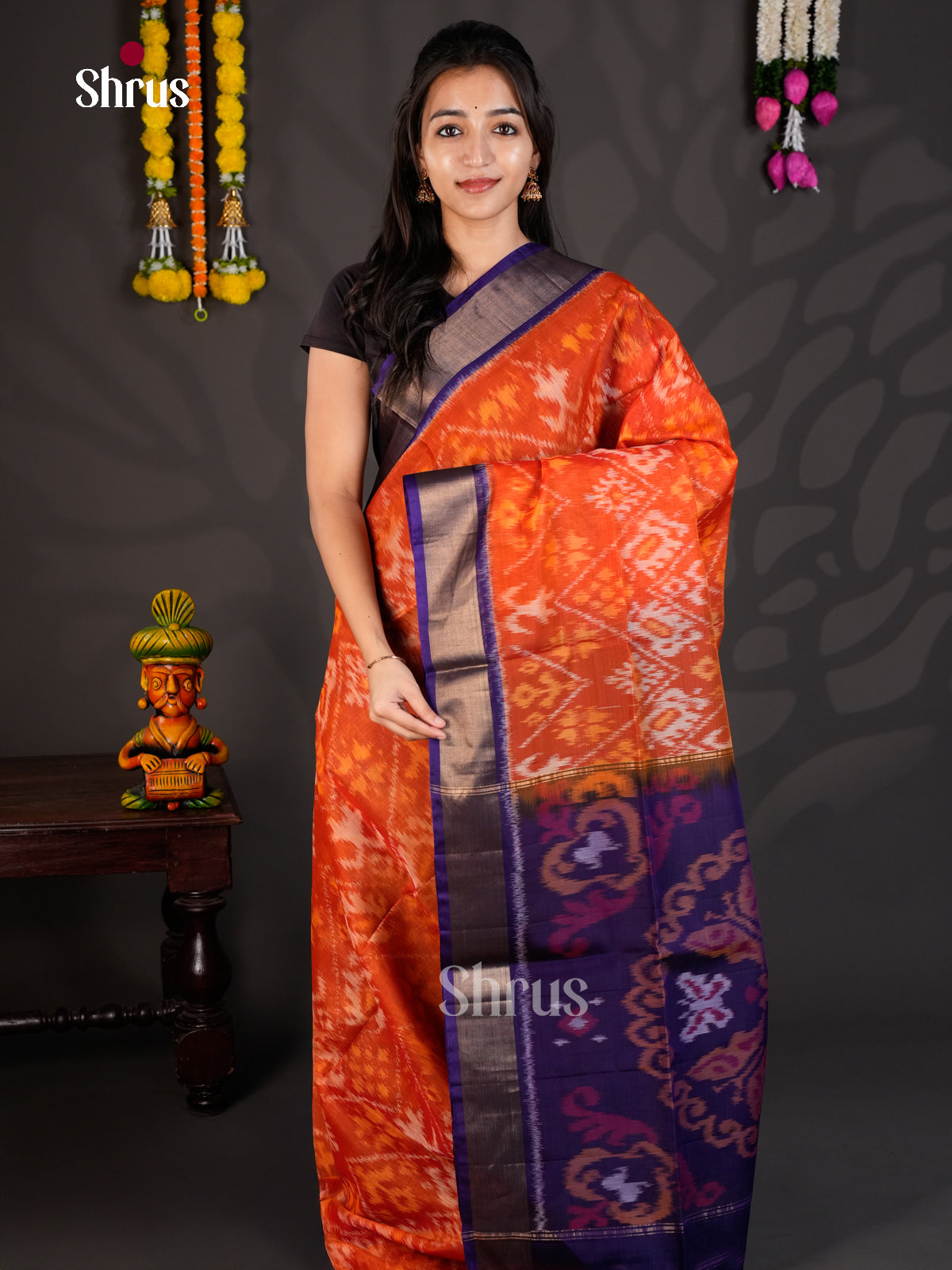 EBS01856 - Pochampally sico - Saree - Shop on Shrus.com