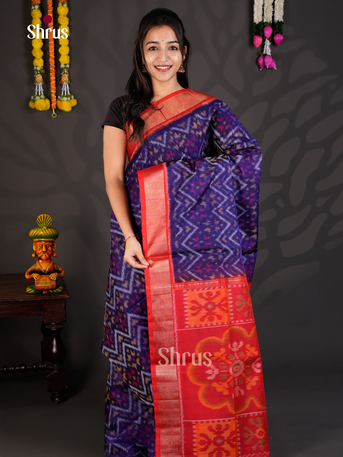 EBS01858 - Pochampally sico - Saree - Shop on Shrus.com