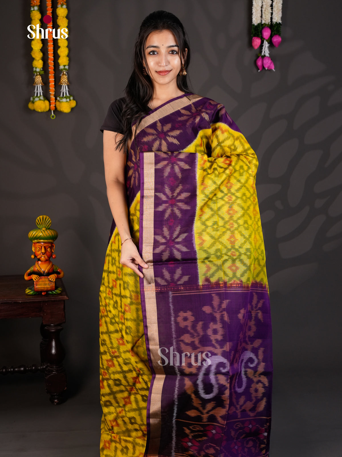 EBS01863 - Pochampally sico - Saree - Shop on Shrus.com