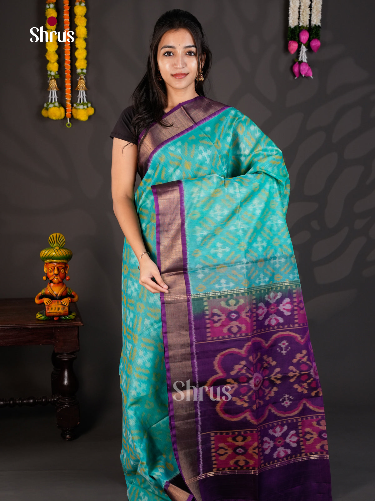 EBS01868 - Pochampally sico - Saree - Shop on Shrus.com