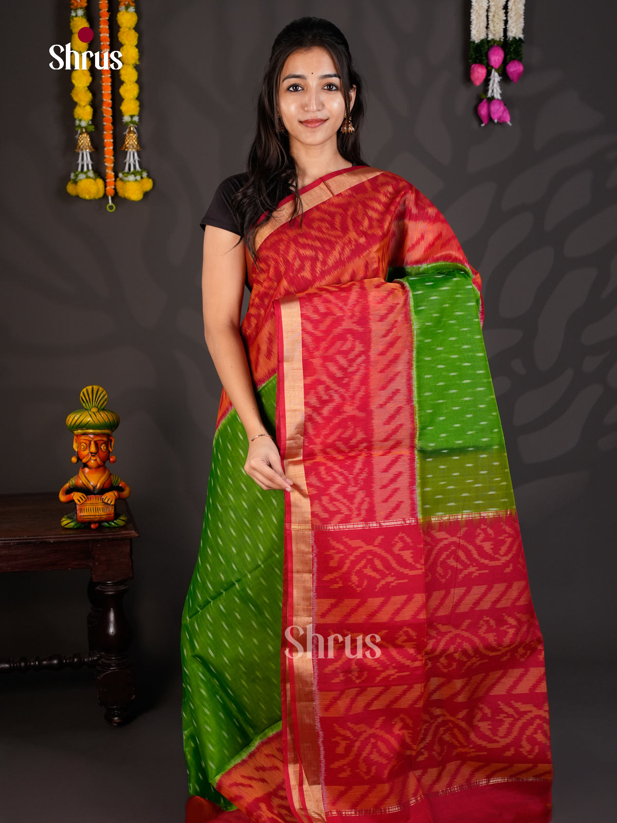 EBS01873 - Pochampally sico - Saree - Shop on Shrus.com