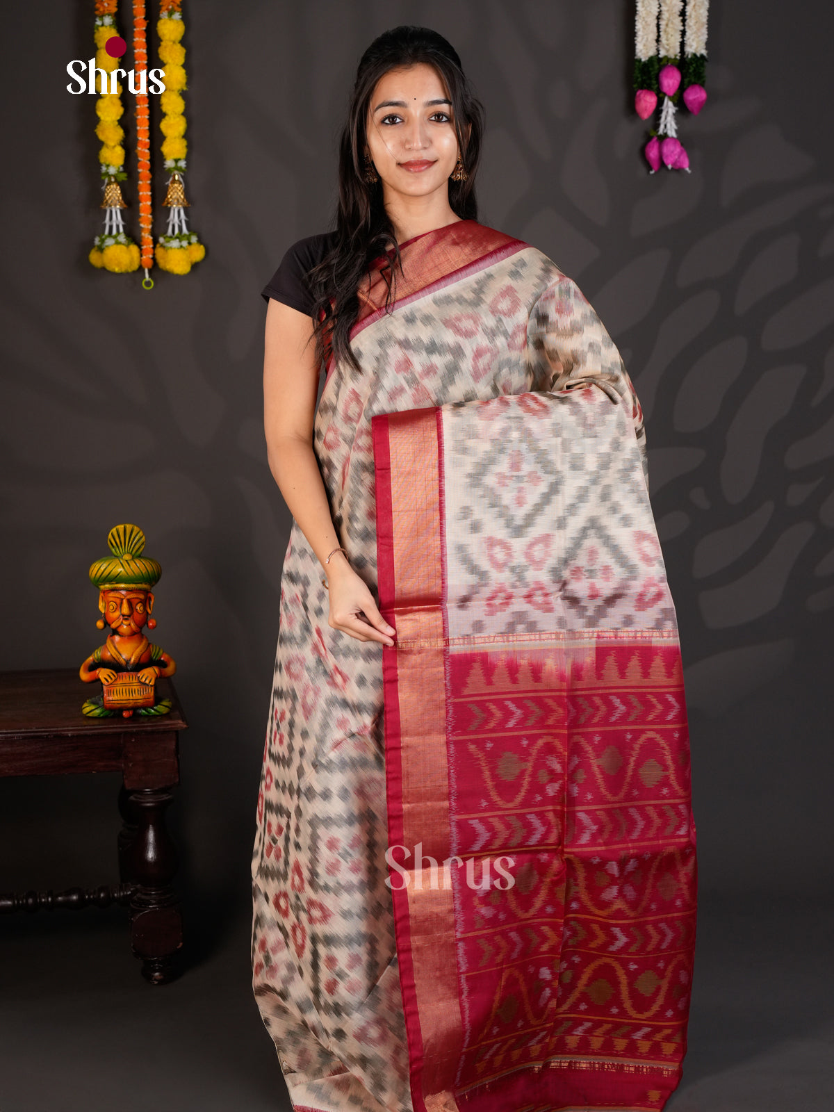 EBS01874 - Pochampally sico - Saree - Shop on Shrus.com