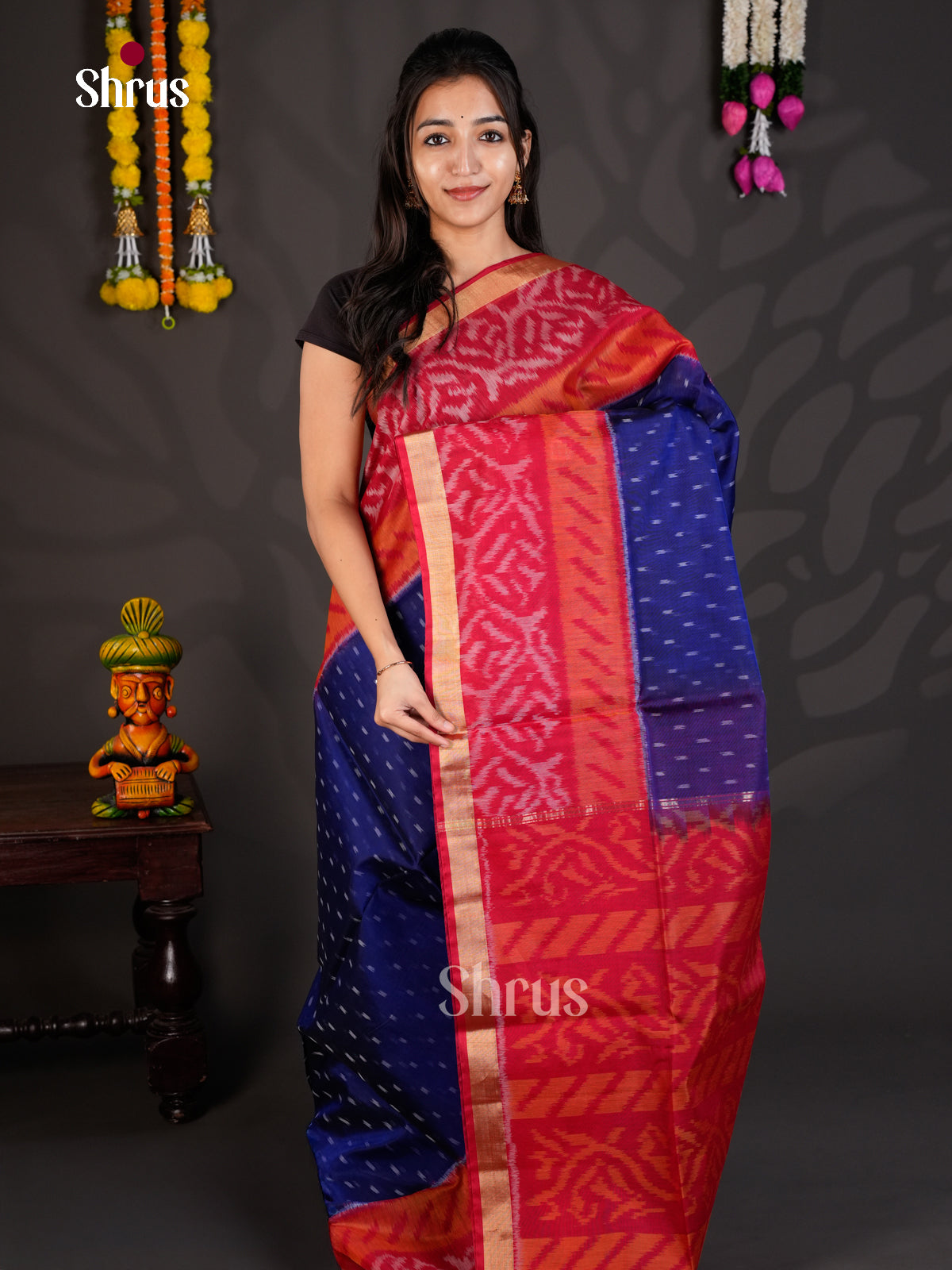 EBS01875 - Pochampally sico - Saree - Shop on Shrus.com