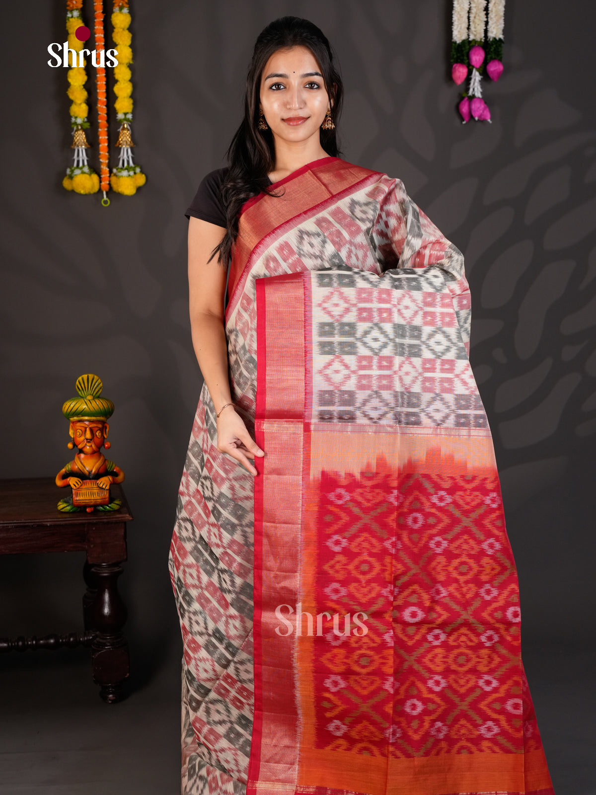 EBS01877 - Pochampally sico - Saree - Shop on Shrus.com