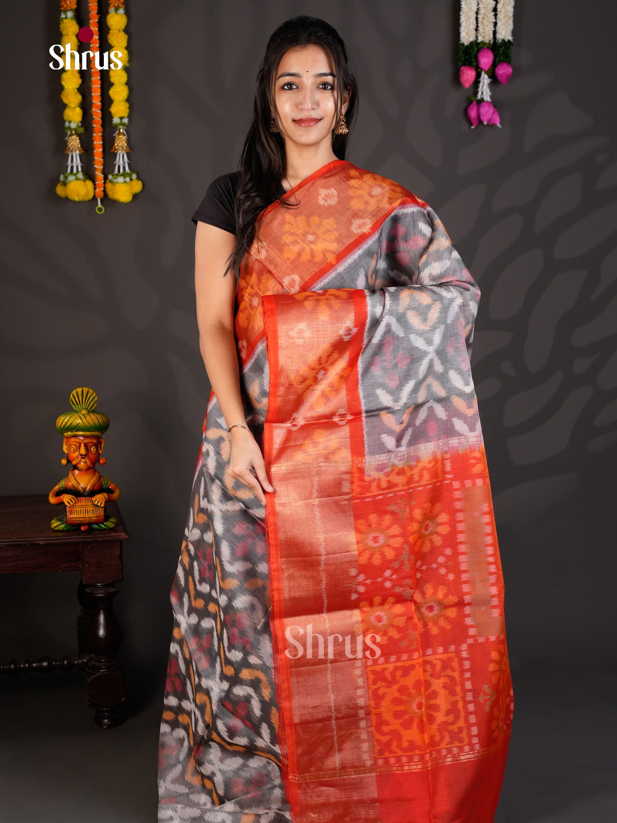 EBS01893 - Pochampally sico - Saree - Shop on Shrus.com