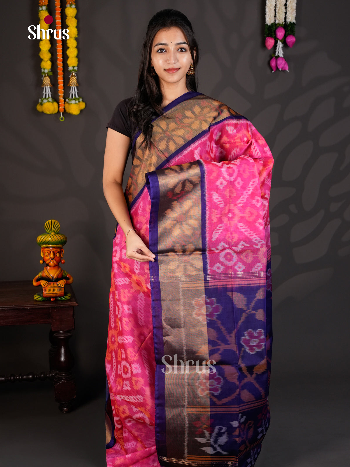 EBS01895 - Pochampally sico - Saree - Shop on Shrus.com