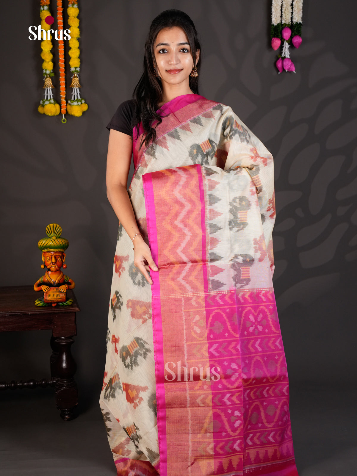 EBS01897 - Pochampally sico - Saree - Shop on Shrus.com