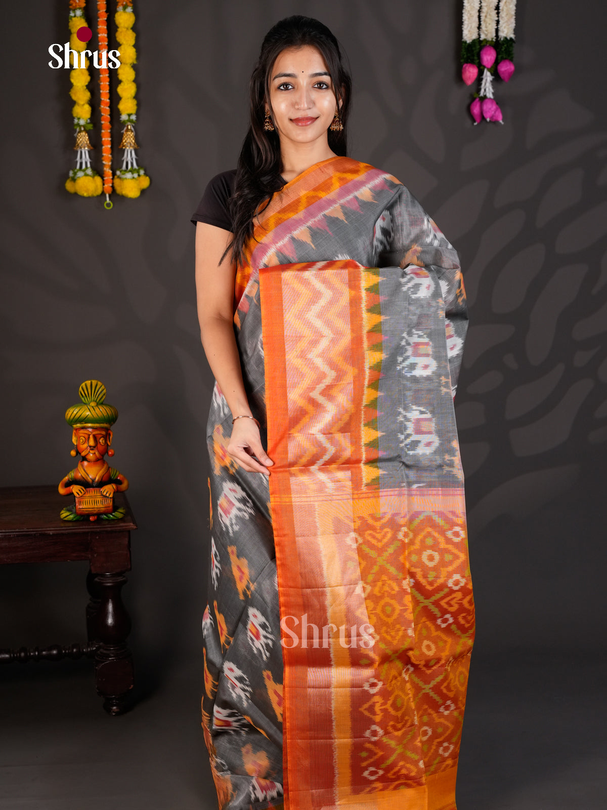 EBS01903 - Pochampally sico - Saree - Shop on Shrus.com