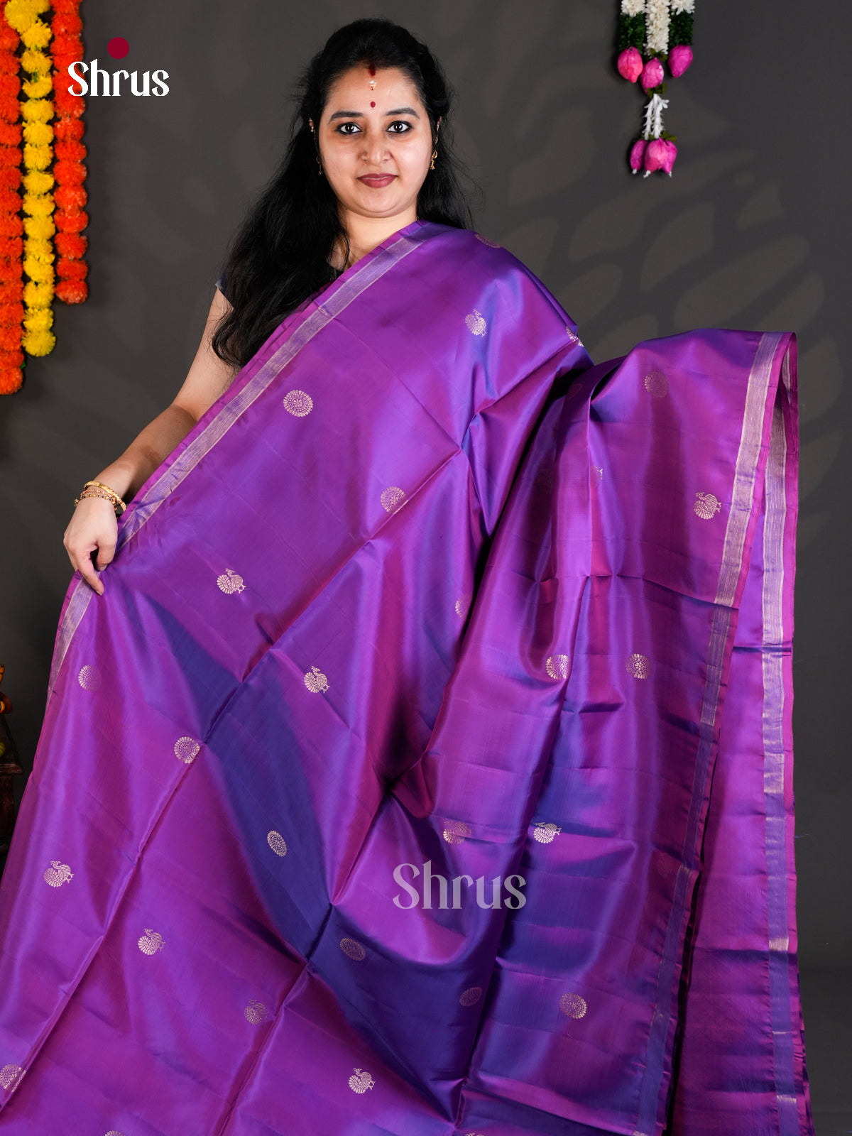 EBS01934 - Softsilk-halfpure - Saree - Shop on Shrus.com
