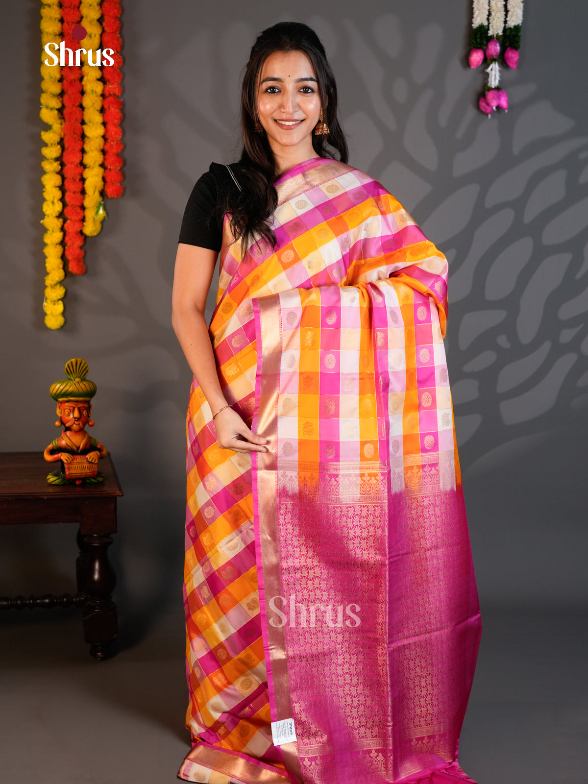EBS02213 - Semi Softsilk - Saree - Shop on Shrus.com