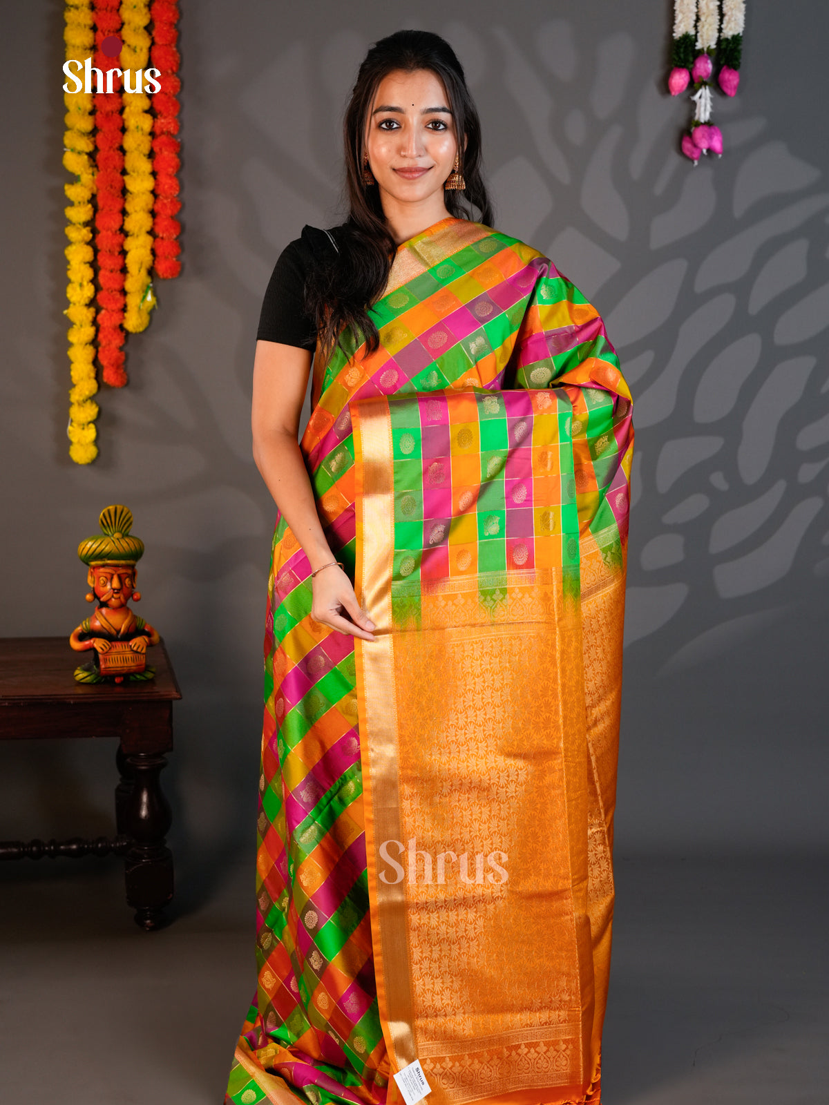 EBS02221 - Semi Softsilk - Saree - Shop on Shrus.com