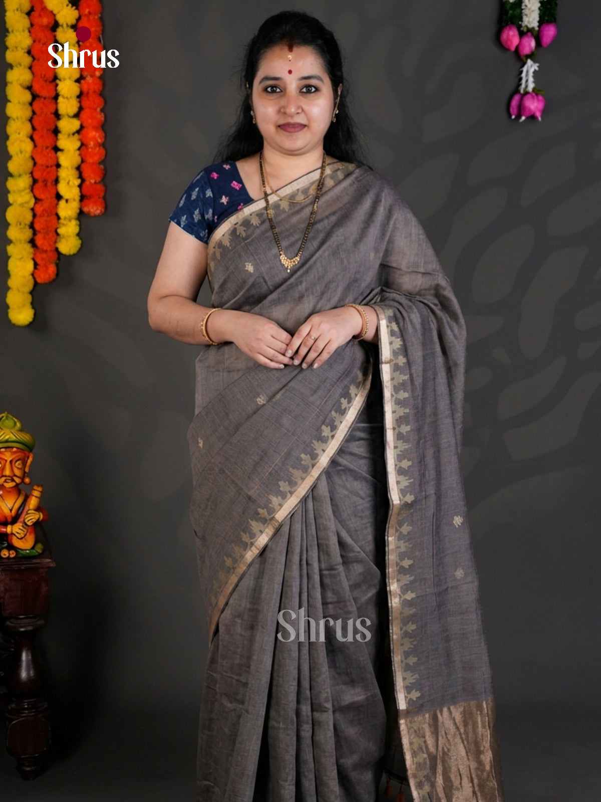 EBS03014 - Bengal cotton - Saree - Shop on Shrus.com
