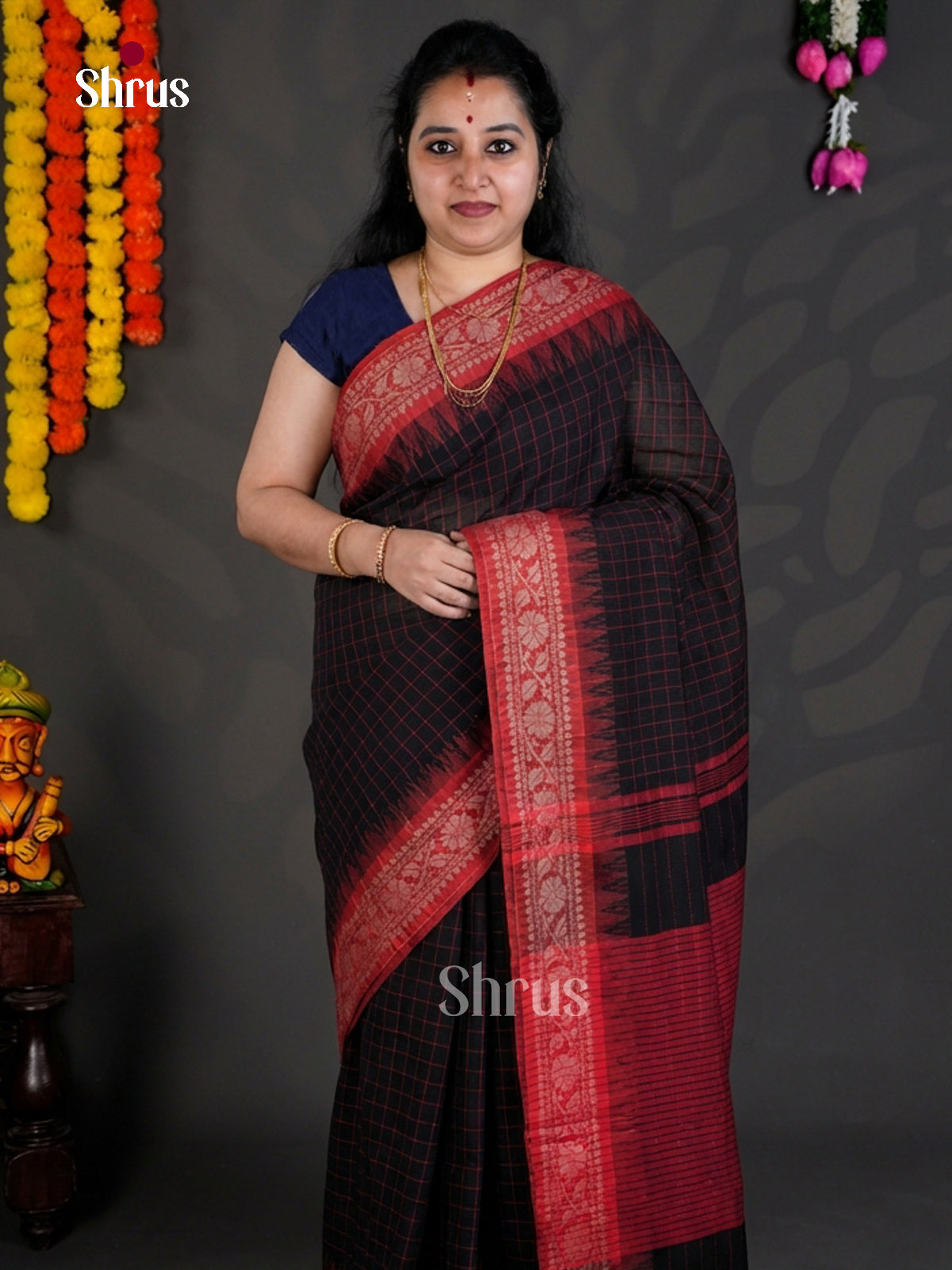EBS03021 - Bengal cotton - Saree - Shop on Shrus.com