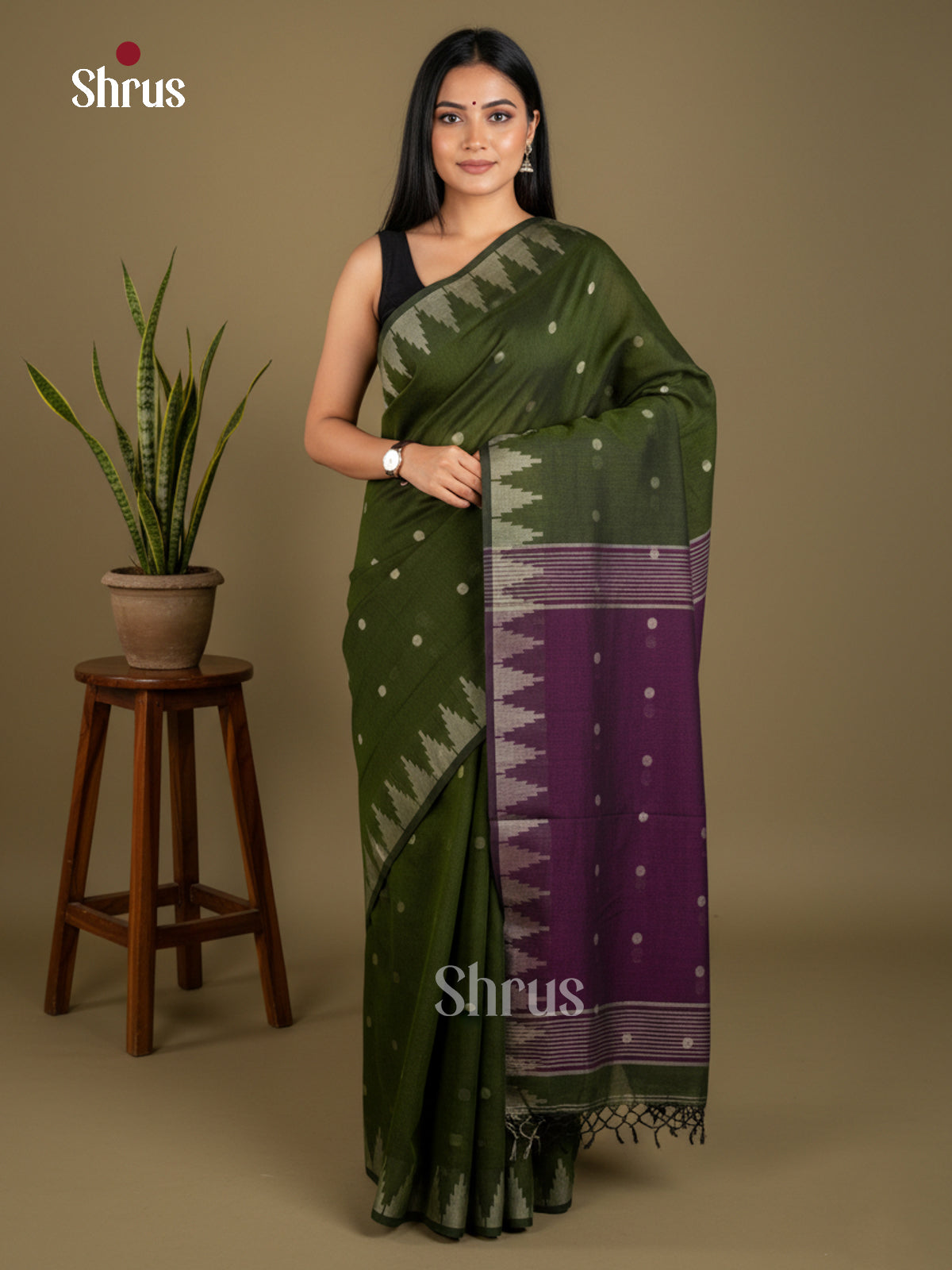 EBS03028 - Bengal cotton - Saree - Shop on Shrus.com