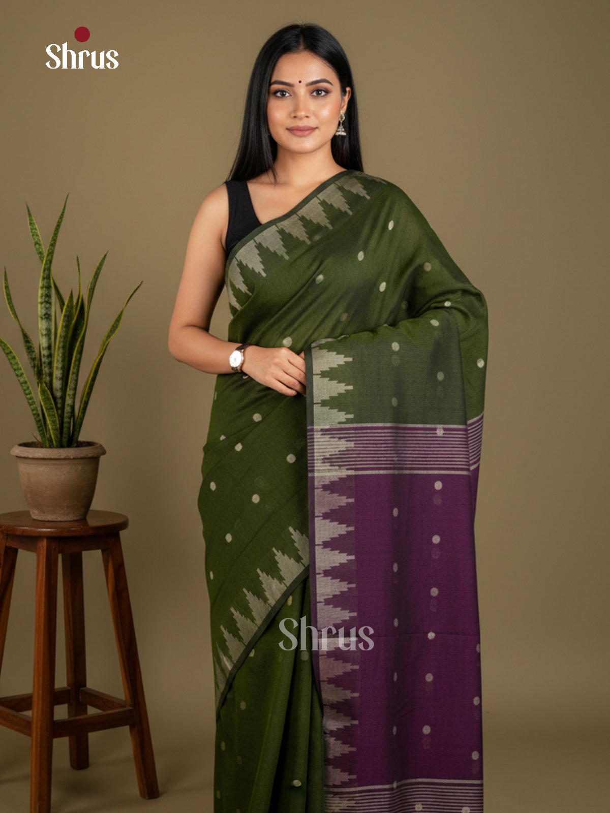 EBS03028 - Bengal cotton - Saree - Shop on Shrus.com